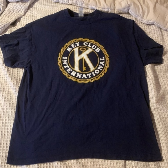 Gildan Other - NWOT geeky Key Club Tee Shirt! XL high school clubs  blue